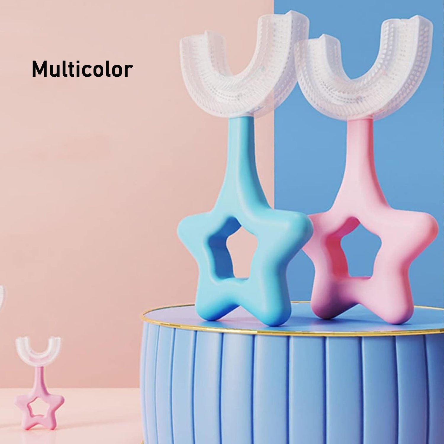 Star / U-Shape Silicone Manual Toothbrush Star / U-Shape Silicone Manual Toothbrush